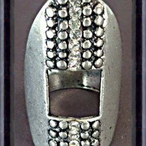 Vintage Shield Design Ring Size 6.5 Unisex